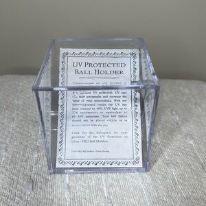 UV Protected Ultra Pro Ball Memorabilia Clear Display Case still in plastic